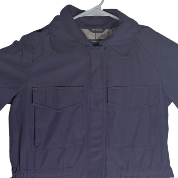 Madewell Women's Full Zip Fieldwalk Hooded‎ Winter Jacket Navy Blue Medium - Picture 3 of 11